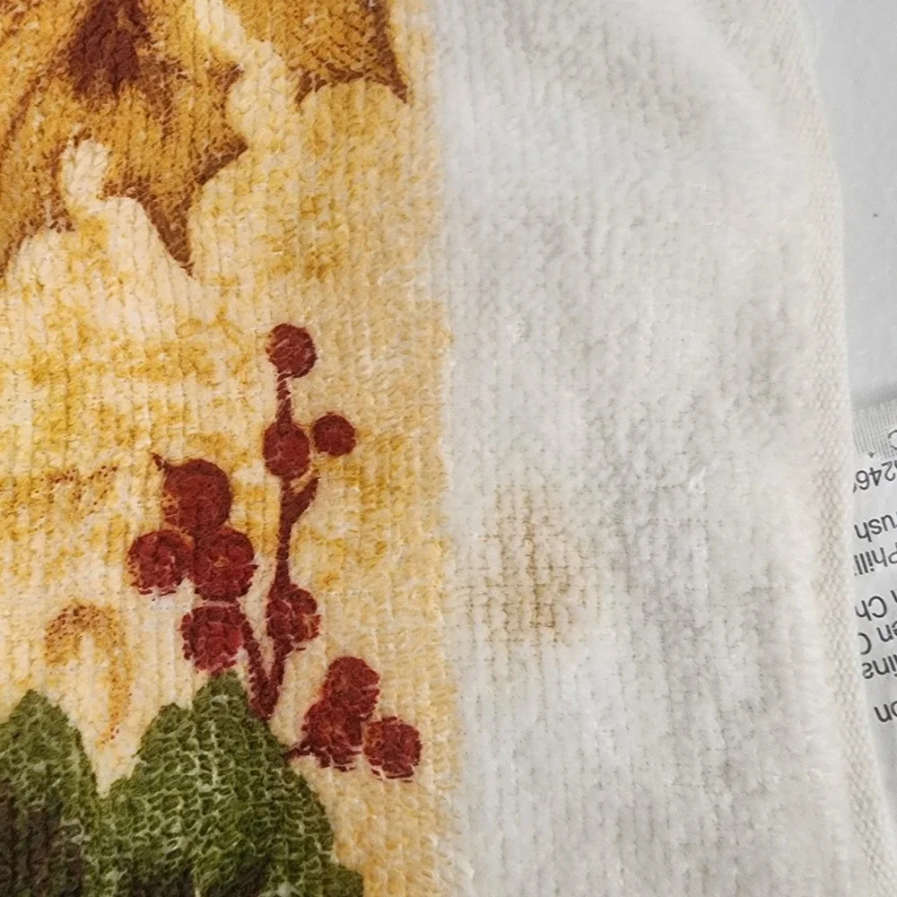 Dishtowel Lot Of 7  Kitchen Decrotive Towels Butterfly Sunflower Fall Birdhouse